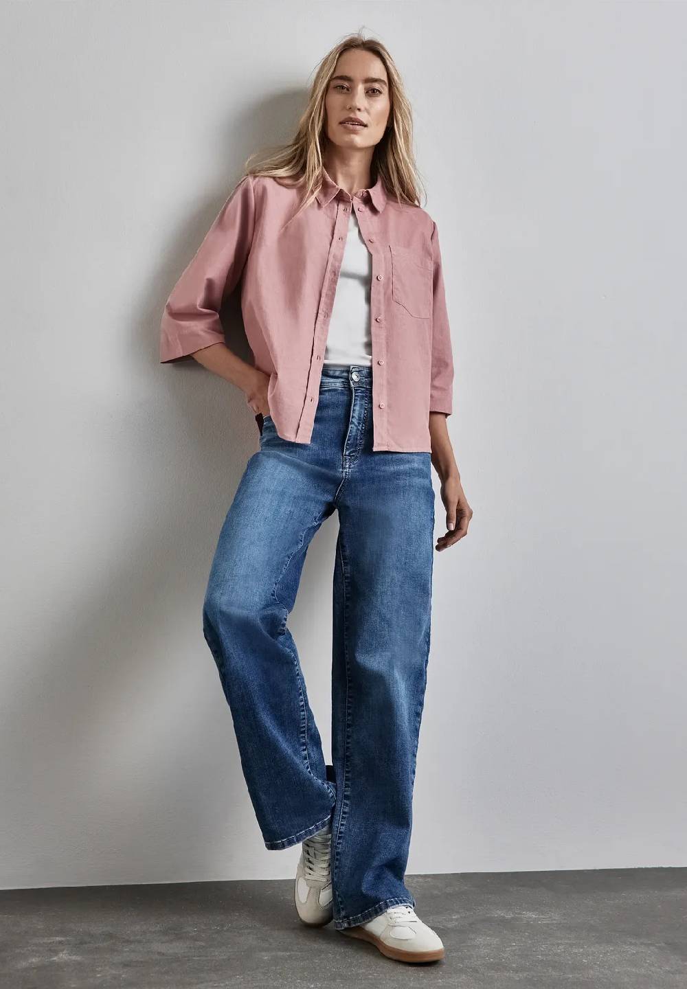 Street One Softe Cord-Bluse