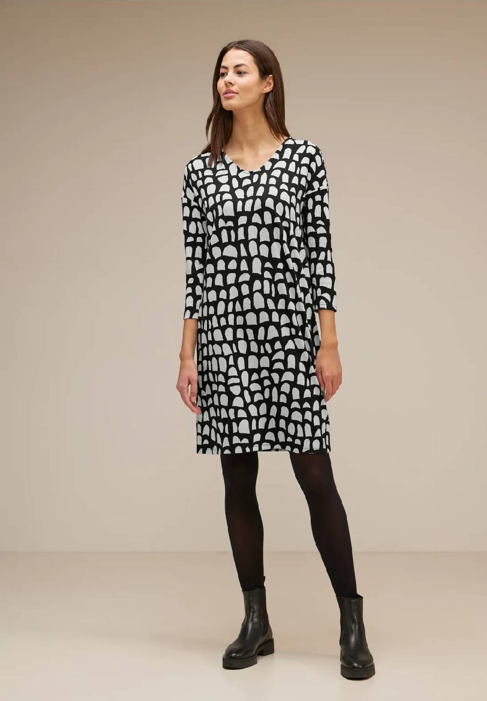 Street One Softes Jacquard Kleid