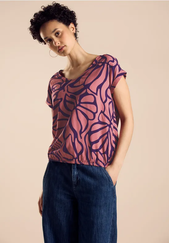 Street One Sommer Bluse Mit Print - Style LAURENTIA