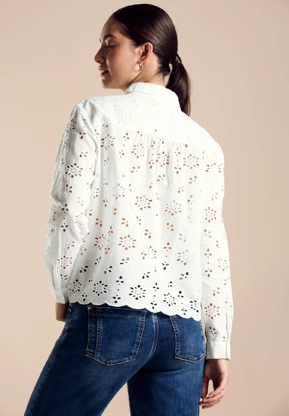 Street One Sommer Bluse Mit Stickerei