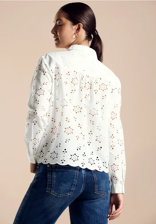 Street One Sommer Bluse Mit Stickerei