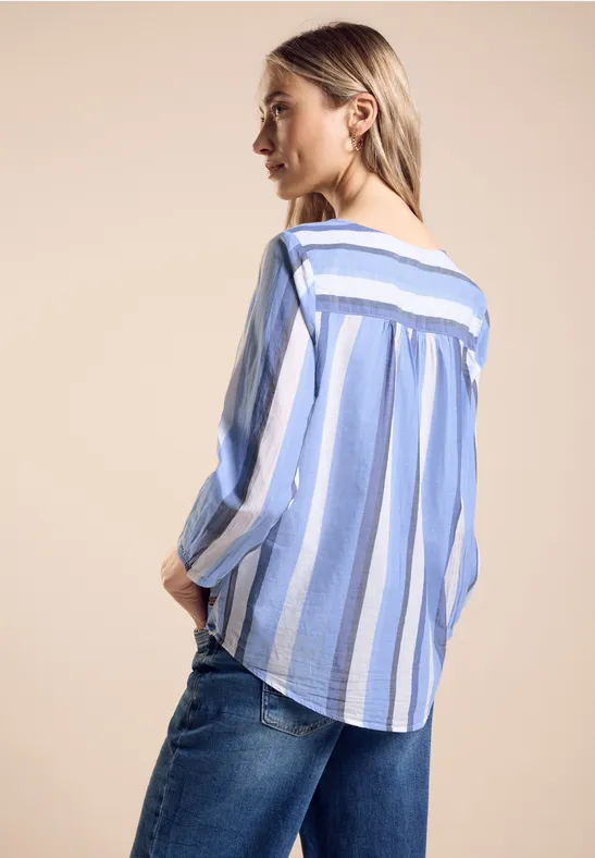 Street One Sommer Bluse Mit Streifen