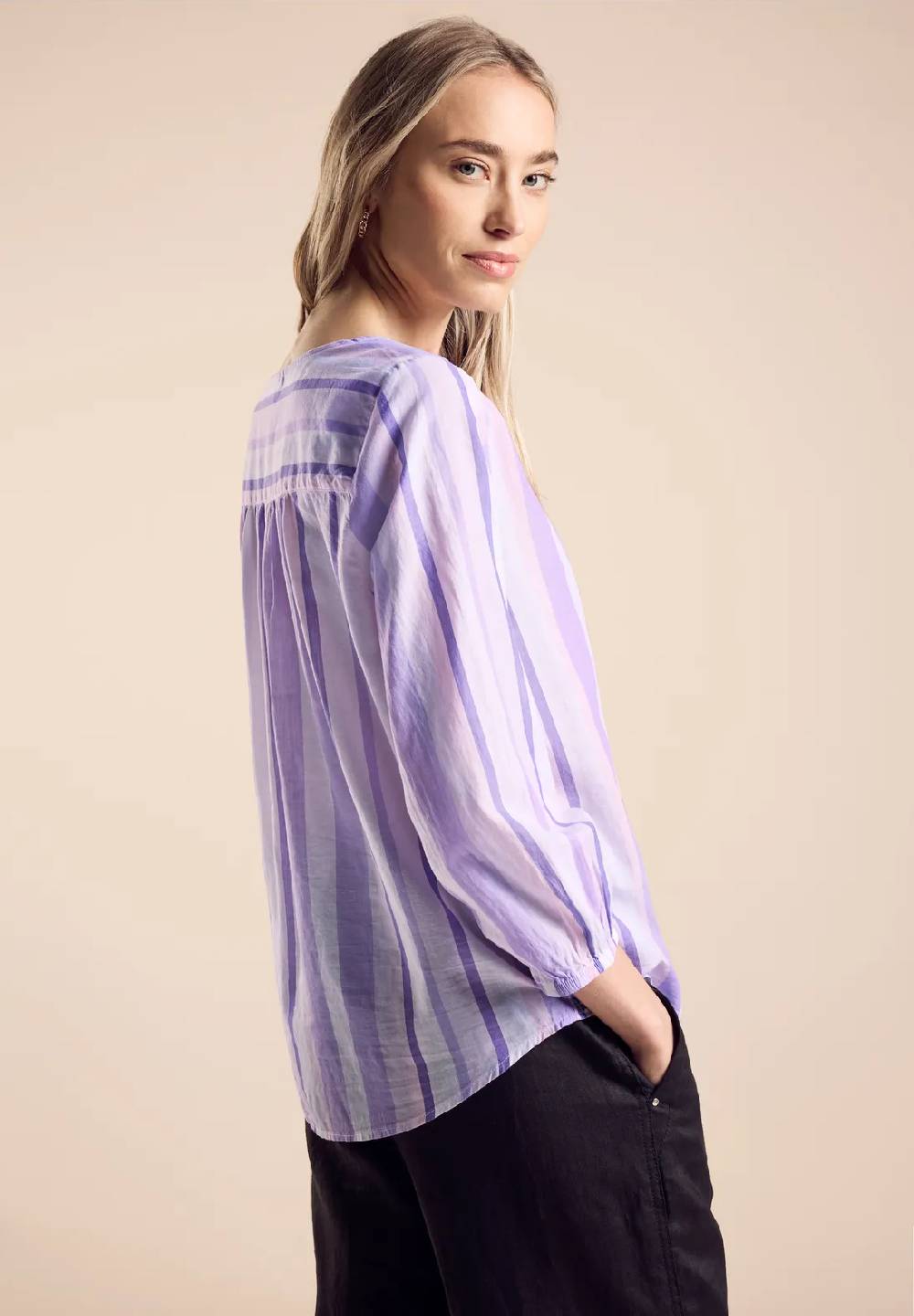 Street One Sommer Bluse Mit Streifen