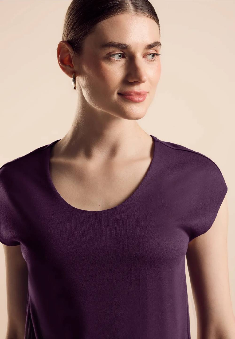 Street One Sommershirt in Unifarbe - Style ADA