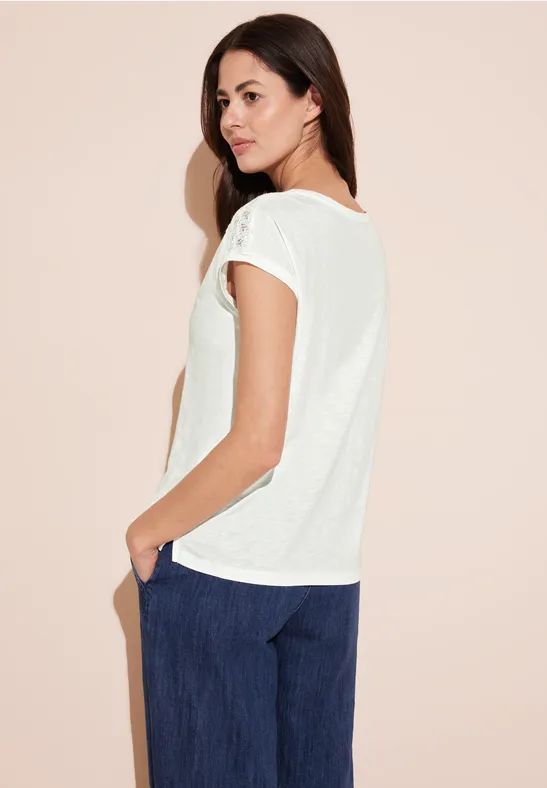 Street One Spitzendetail T-Shirt