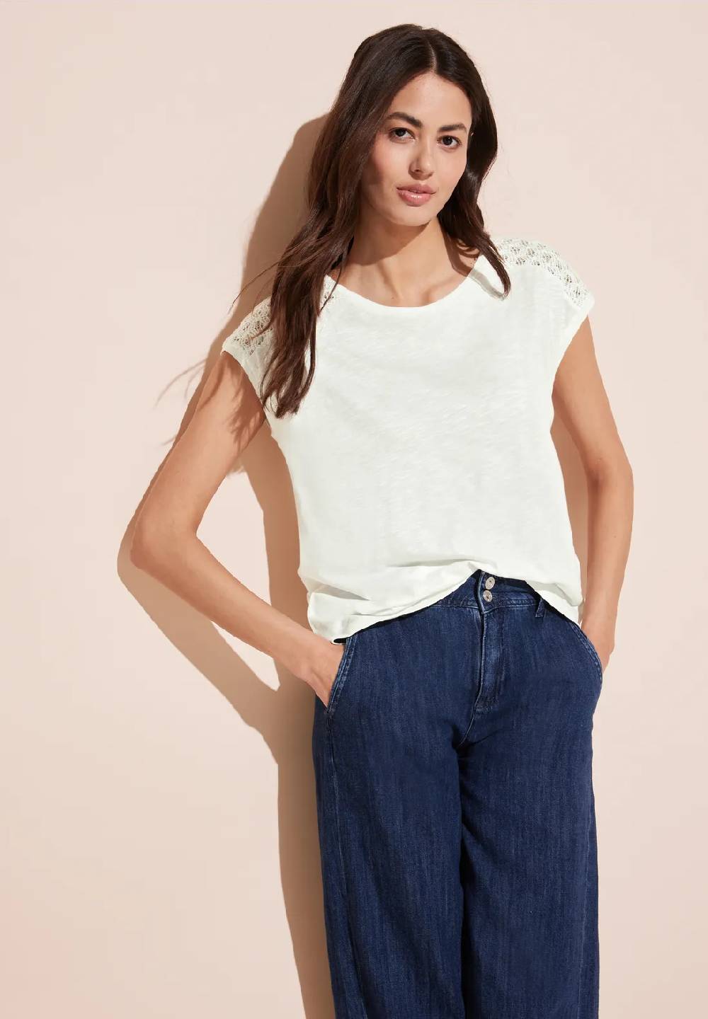 Street One Spitzendetail T-Shirt