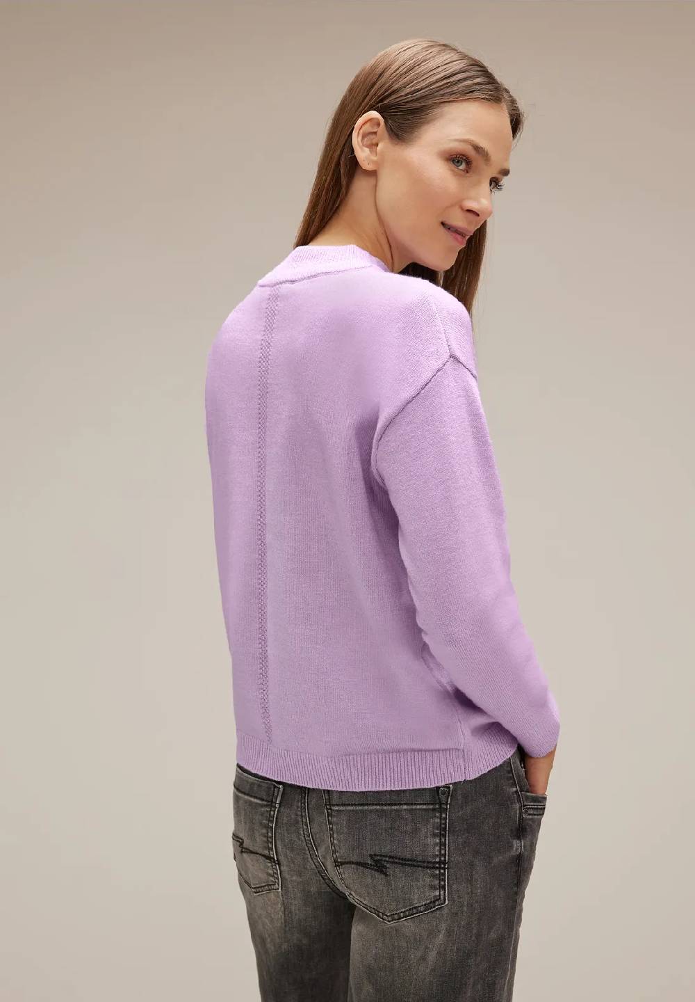 Street One Stehkragen Pullover