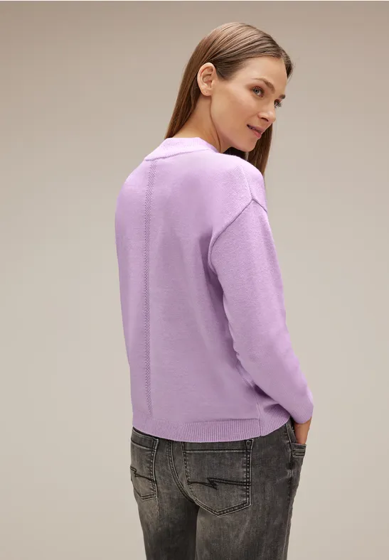 Street One Stehkragen Pullover