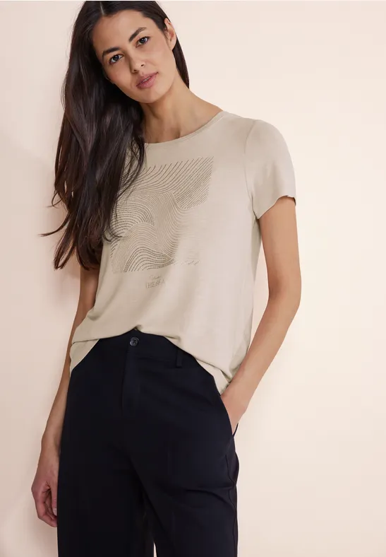 Street One Steinchen Print Shirt