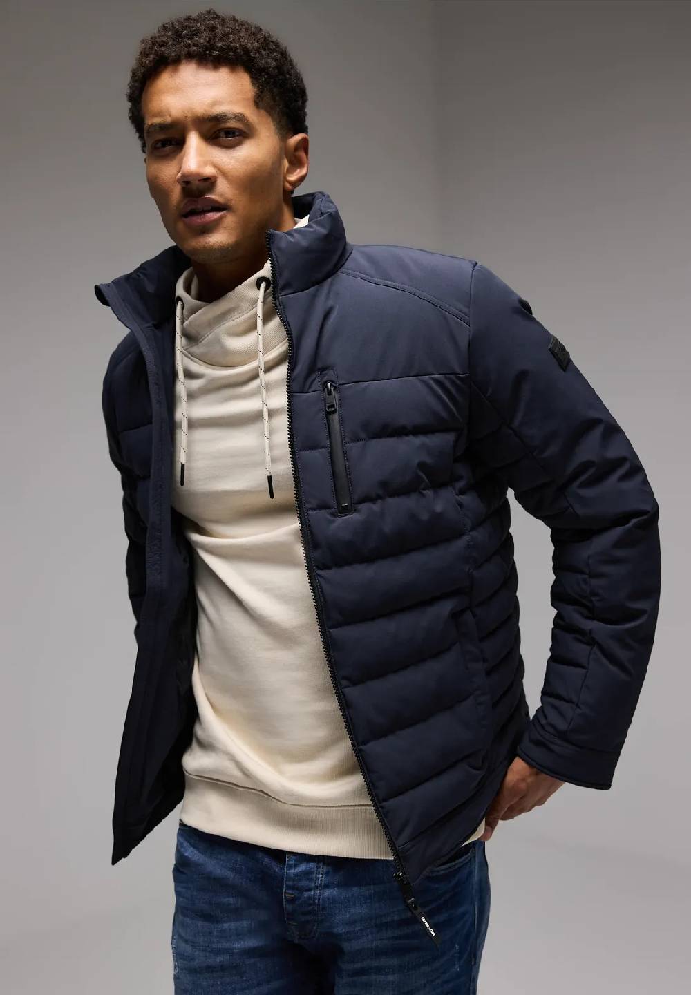 Street One Steppjacke im Biker-Look