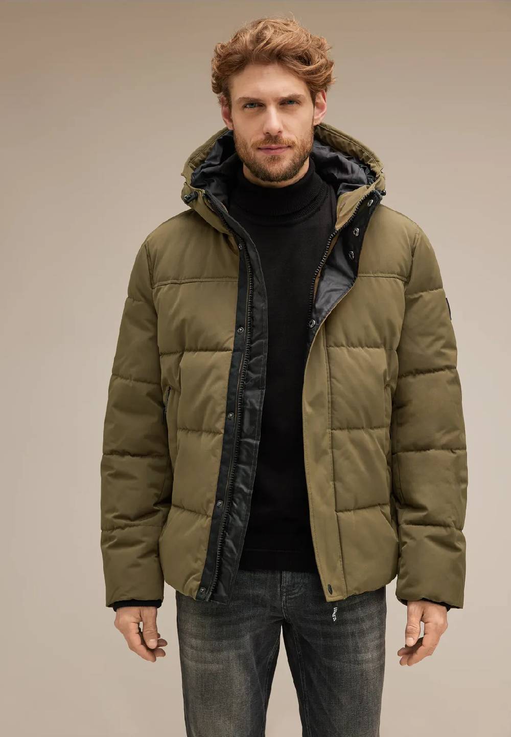 Street One Steppjacke mit Kapuze