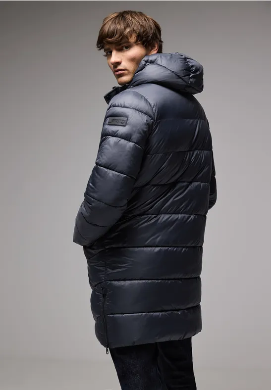 Street One Steppmantel Mit Kapuze