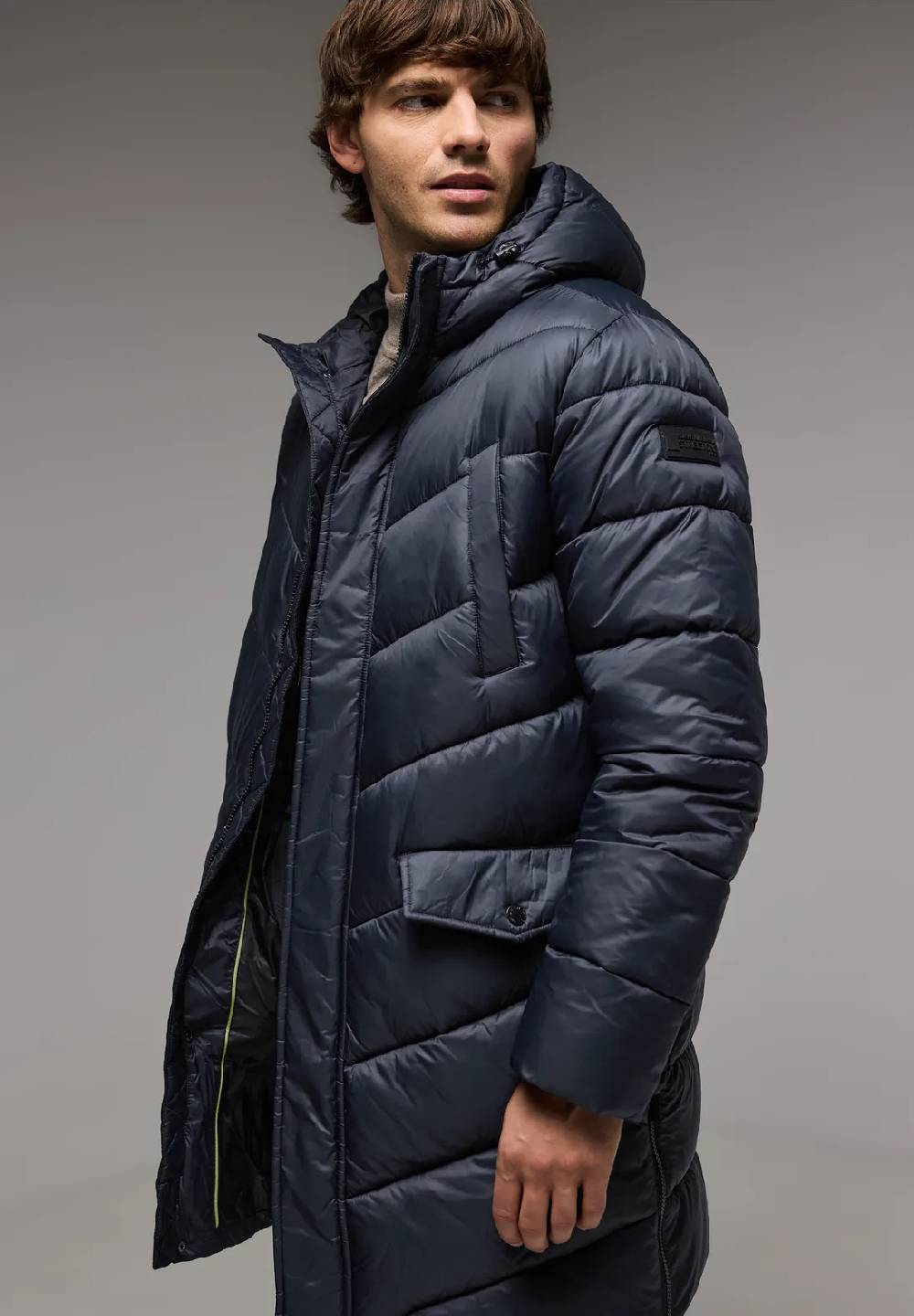 Street One Steppmantel mit Kapuze