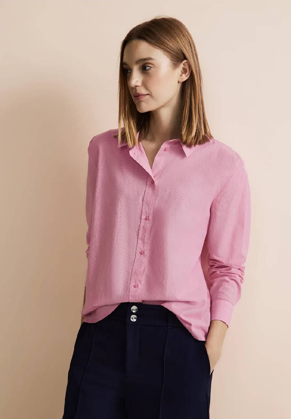 Street One Streifen Hemdbluse