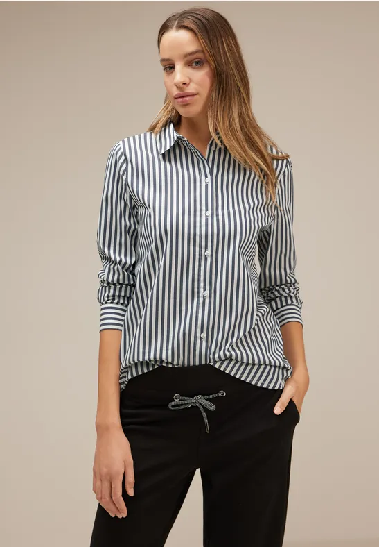 Street One Streifen Hemdbluse