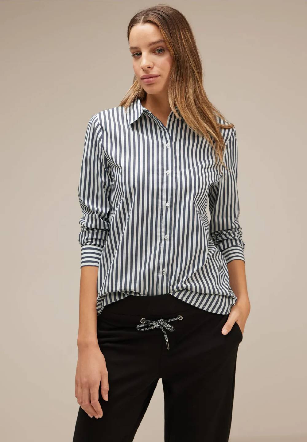 Street One Streifen Hemdbluse