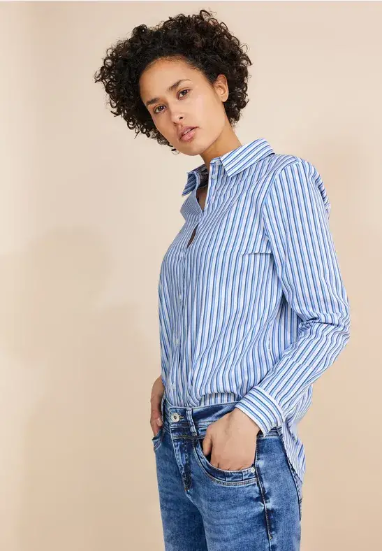 Street One Streifen Hemdbluse