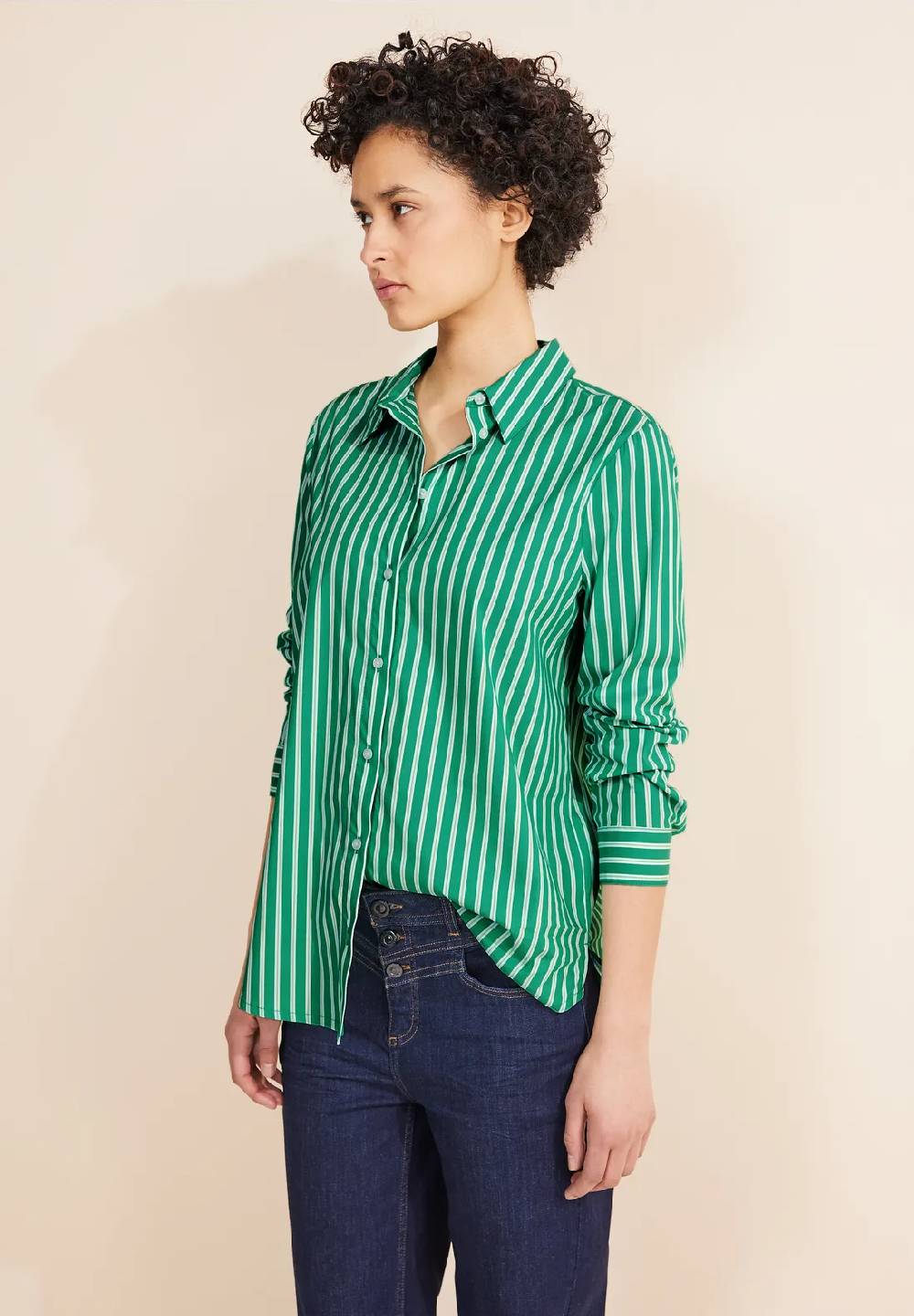 Street One Streifen Hemdbluse