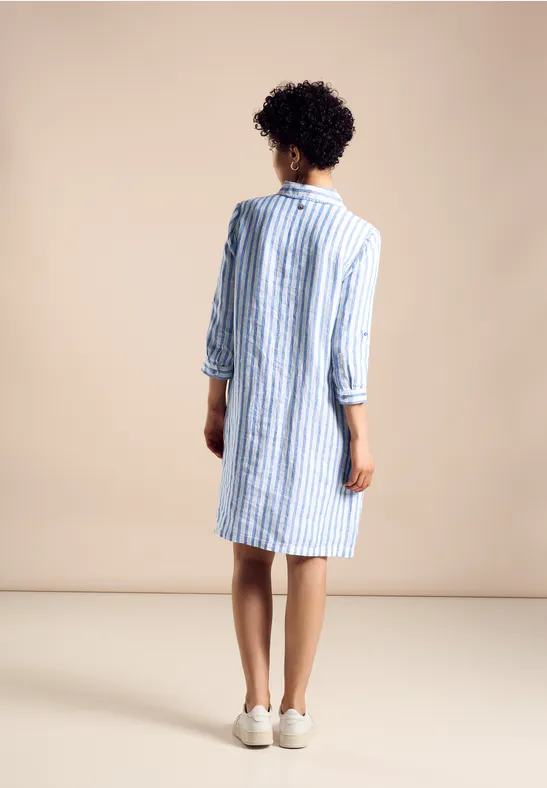 Street One Streifen Leinenkleid