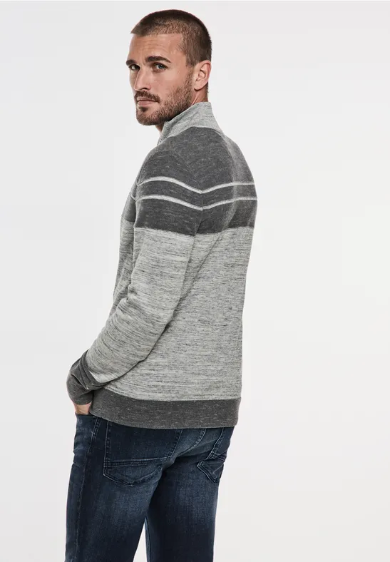 Street One Streifendessin Strickjacke