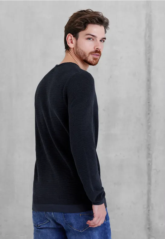 Street One Streifenstruktur Pullover