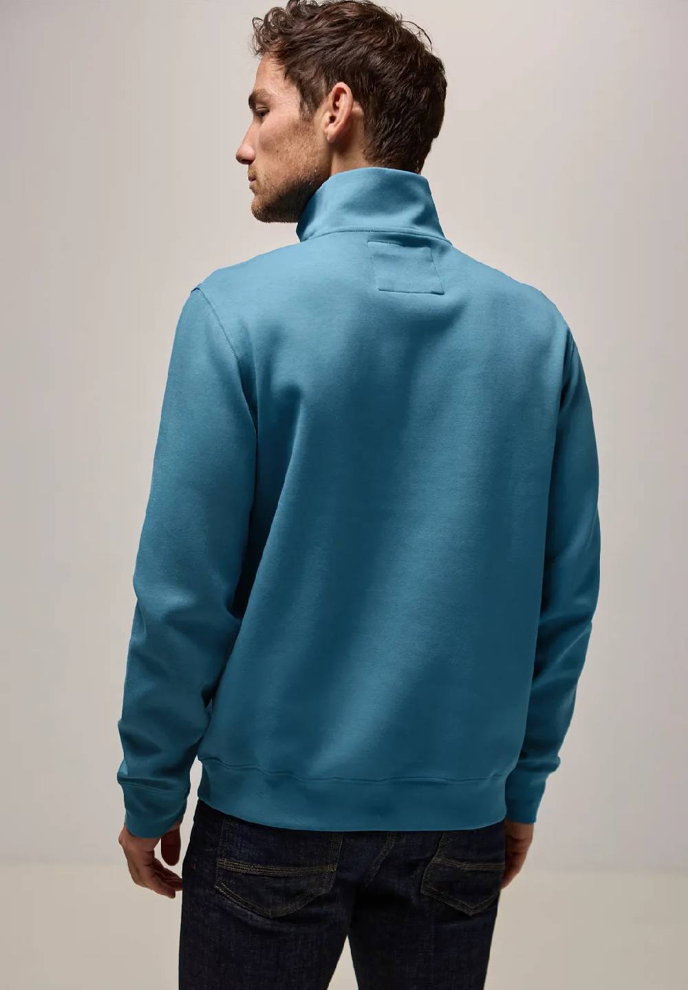 Street One Stretch Halfzip Sweater