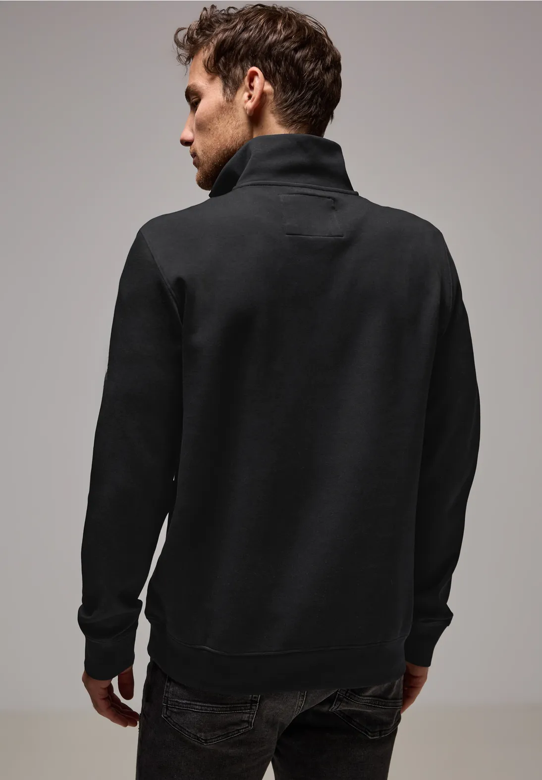 Street One Stretch Halfzip Sweater