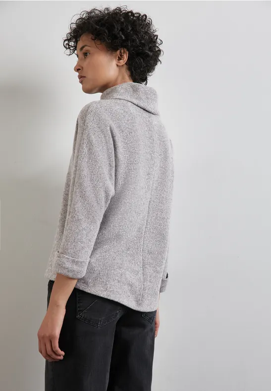 Street One Strick-Look Shirt Mit Kragen