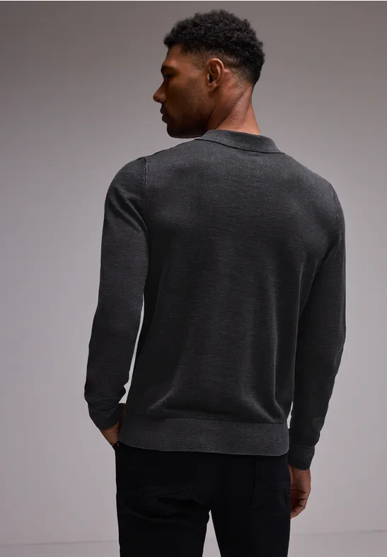 Street One Strick Polo Pullover