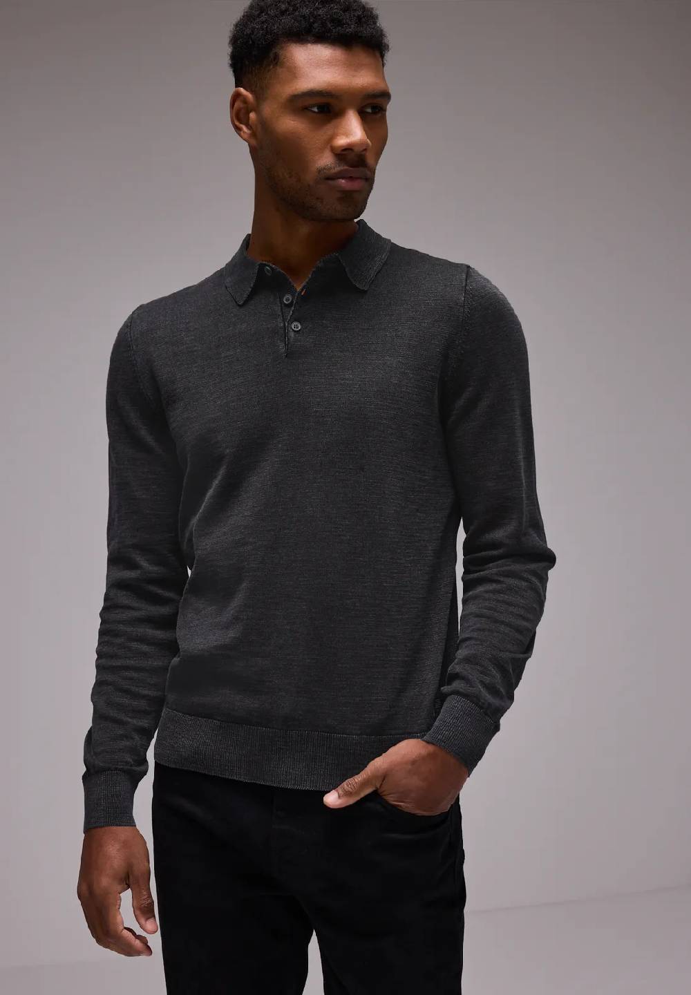 Street One Strick Polo Pullover
