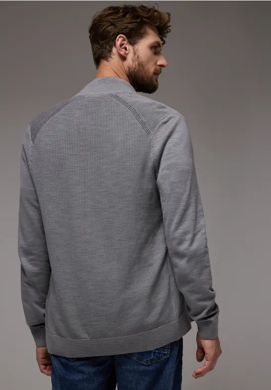 Street One Strickjacke Im Washed-Look