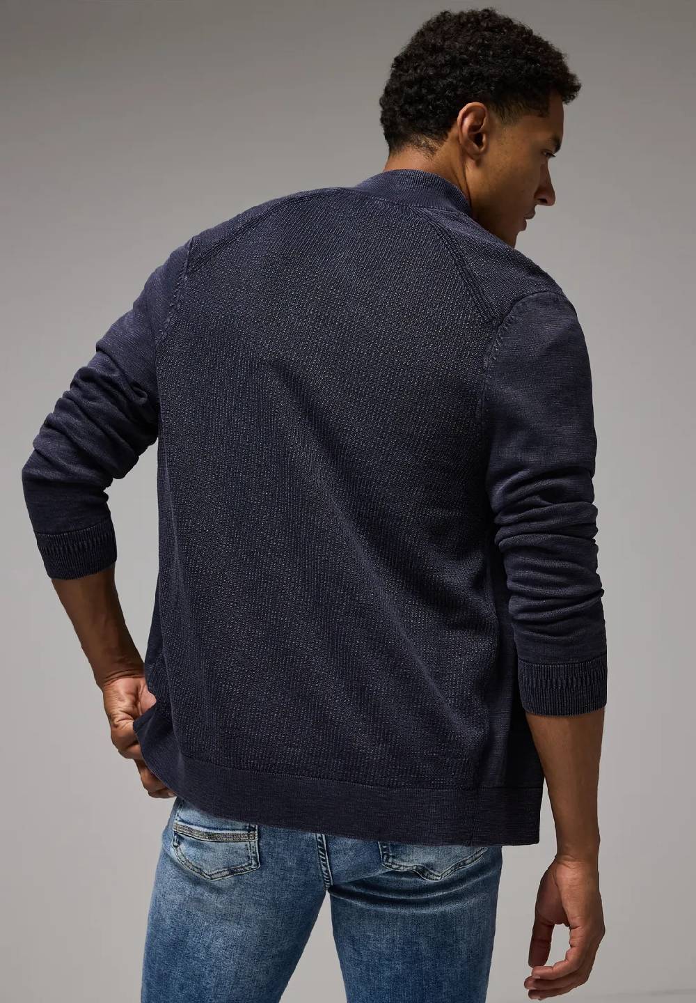 Street One Strickjacke Im Washed-Look