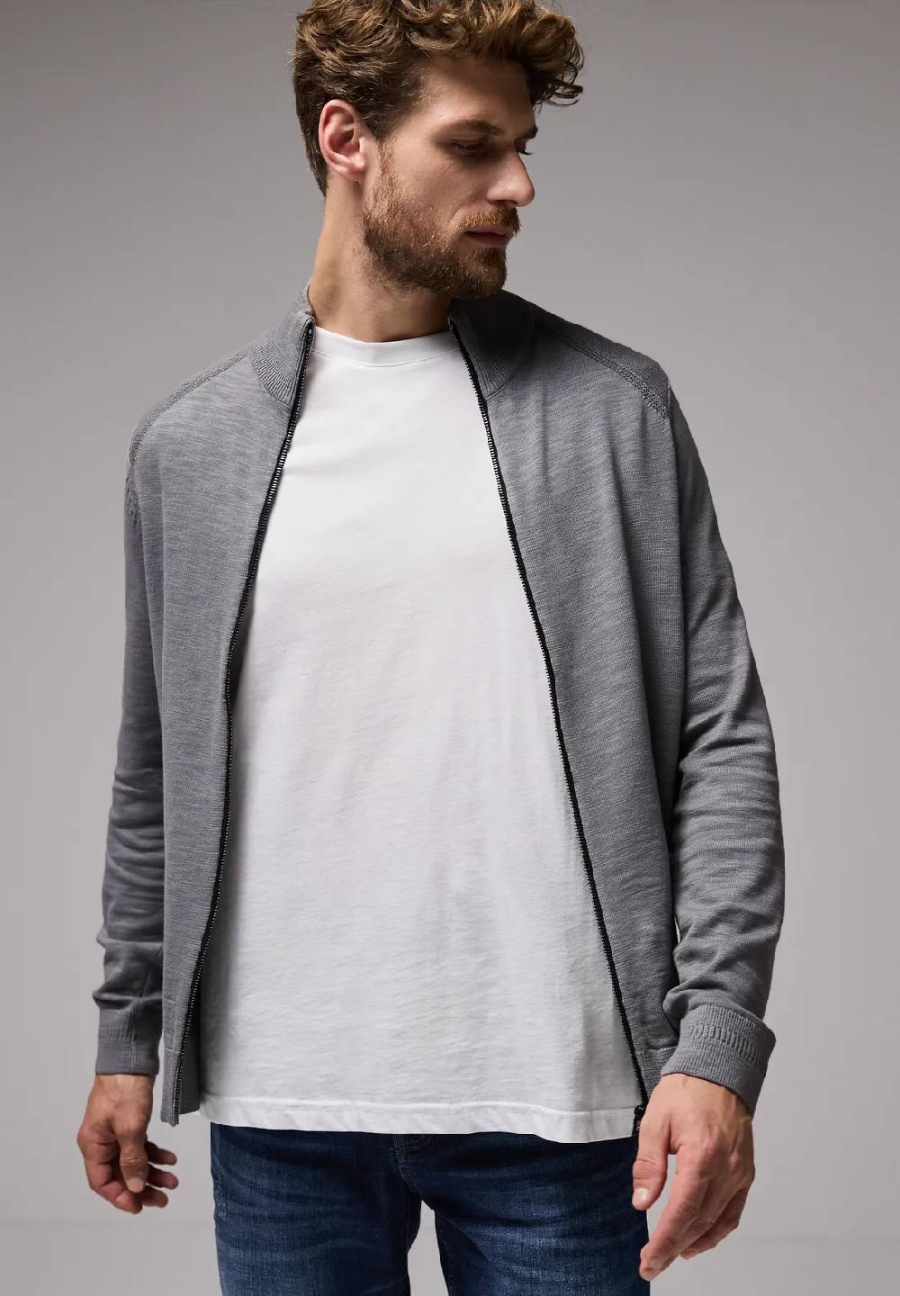 Street One Strickjacke im Washed-Look