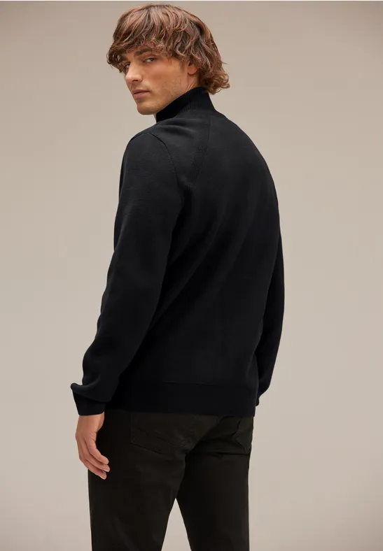 Street One Strickjacke Mit Zipper