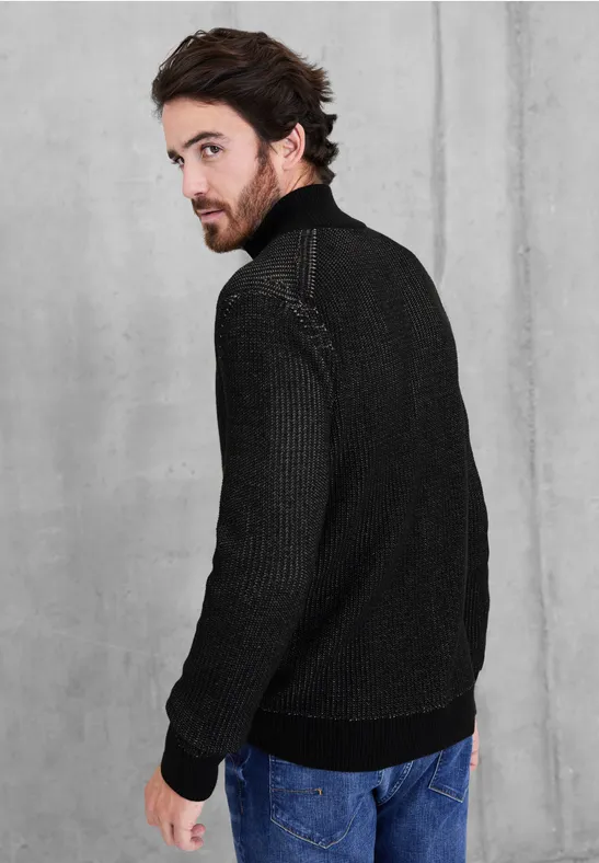 Street One Strickjacke Mit Zipper