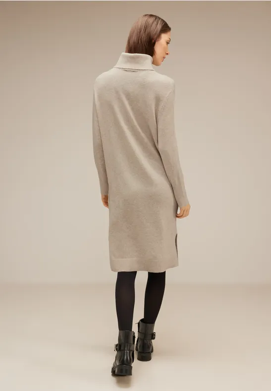 Street One Strickkleid Mit Rollkragen
