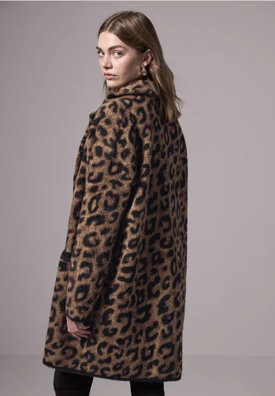 Street One Strickmantel Im Leo-Look