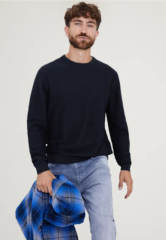 Street One Strickpullover In Unifarbe