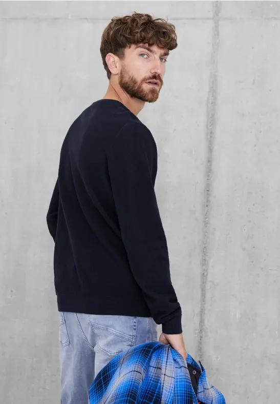 Street One Strickpullover In Unifarbe