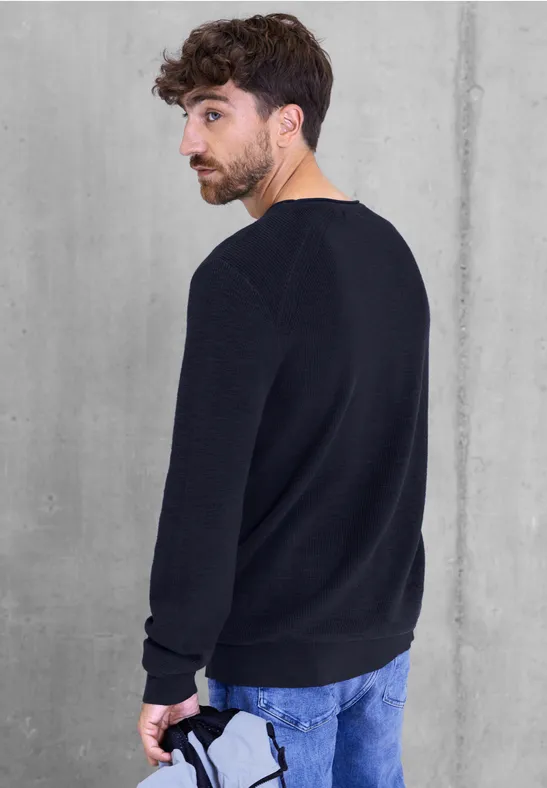 Street One Strickpullover In Unifarbe