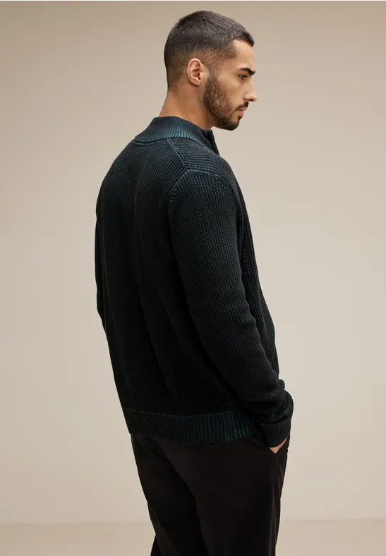 Street One Struktur Cardigan Mit Zipper