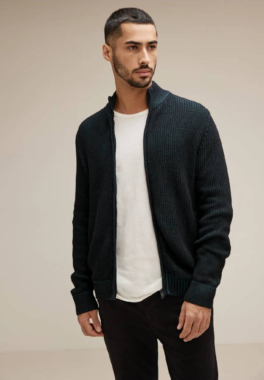 Street One Struktur Cardigan mit Zipper