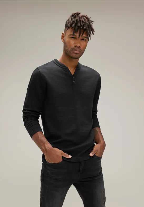 Street One Struktur Henleyshirt