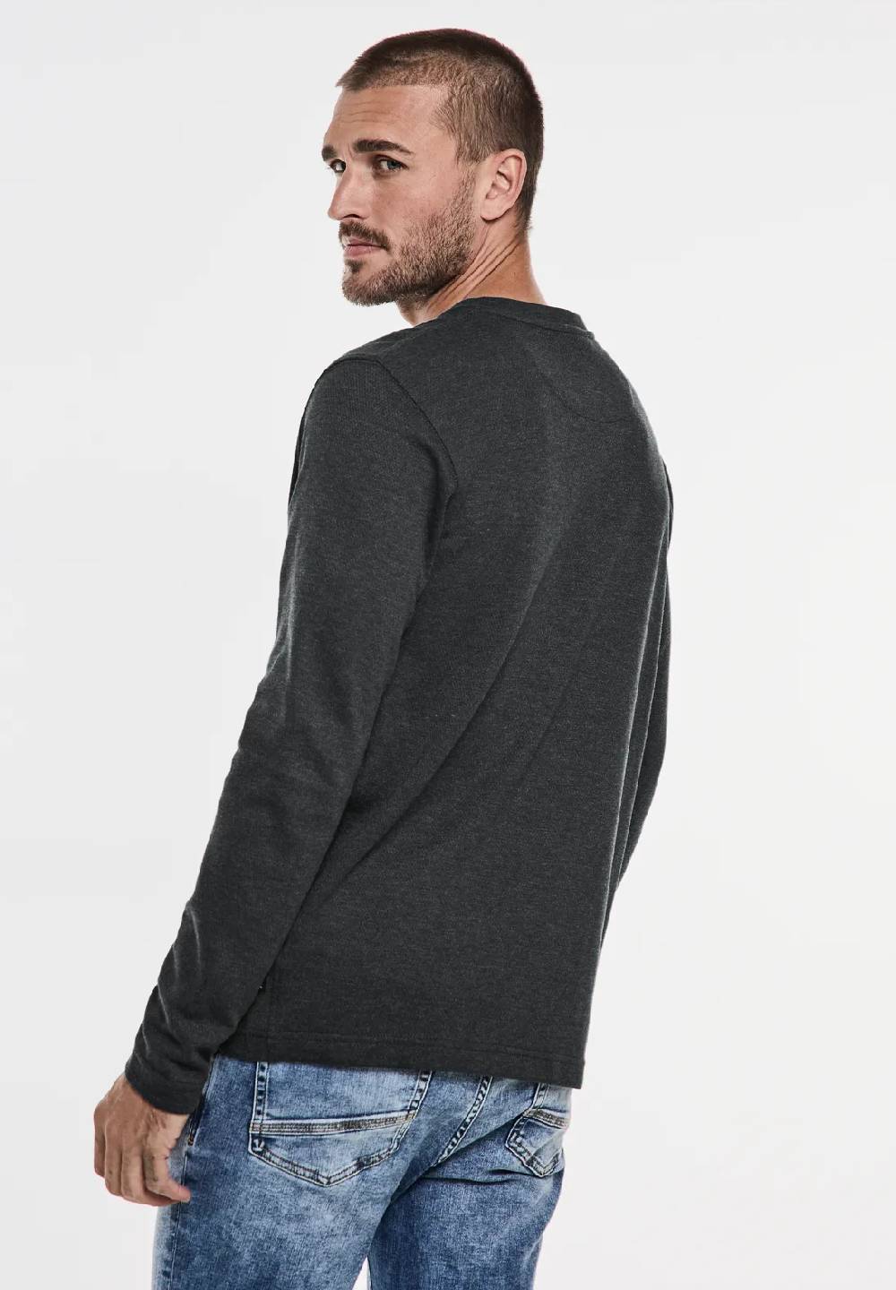 Street One Struktur Henleyshirt