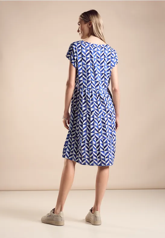Street One Struktur Kleid Mit Print