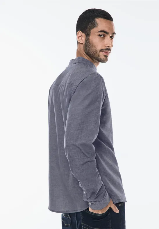 Street One Struktur Stehkragen Hemd