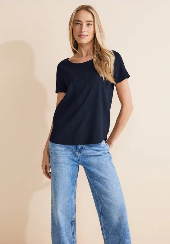 Street One Struktur T-Shirt - Style GERDA
