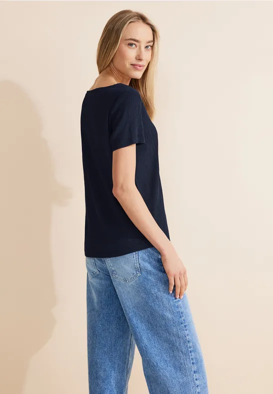 Street One Struktur T-Shirt - Style GERDA