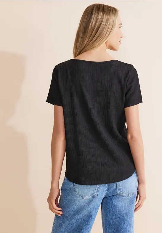 Street One Struktur T-Shirt - Style GERDA