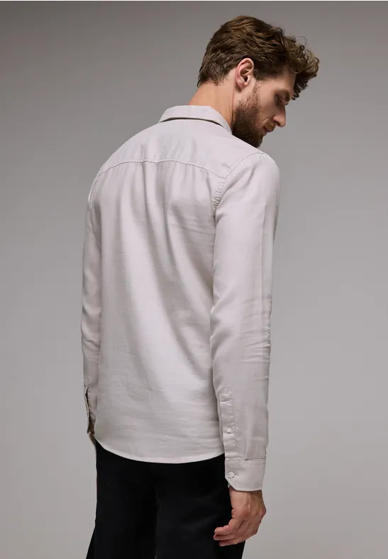 Street One Strukturhemd Im Slim Fit